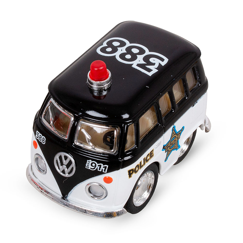 Машина метал. Little Van (Police/ Firefighter) инерц