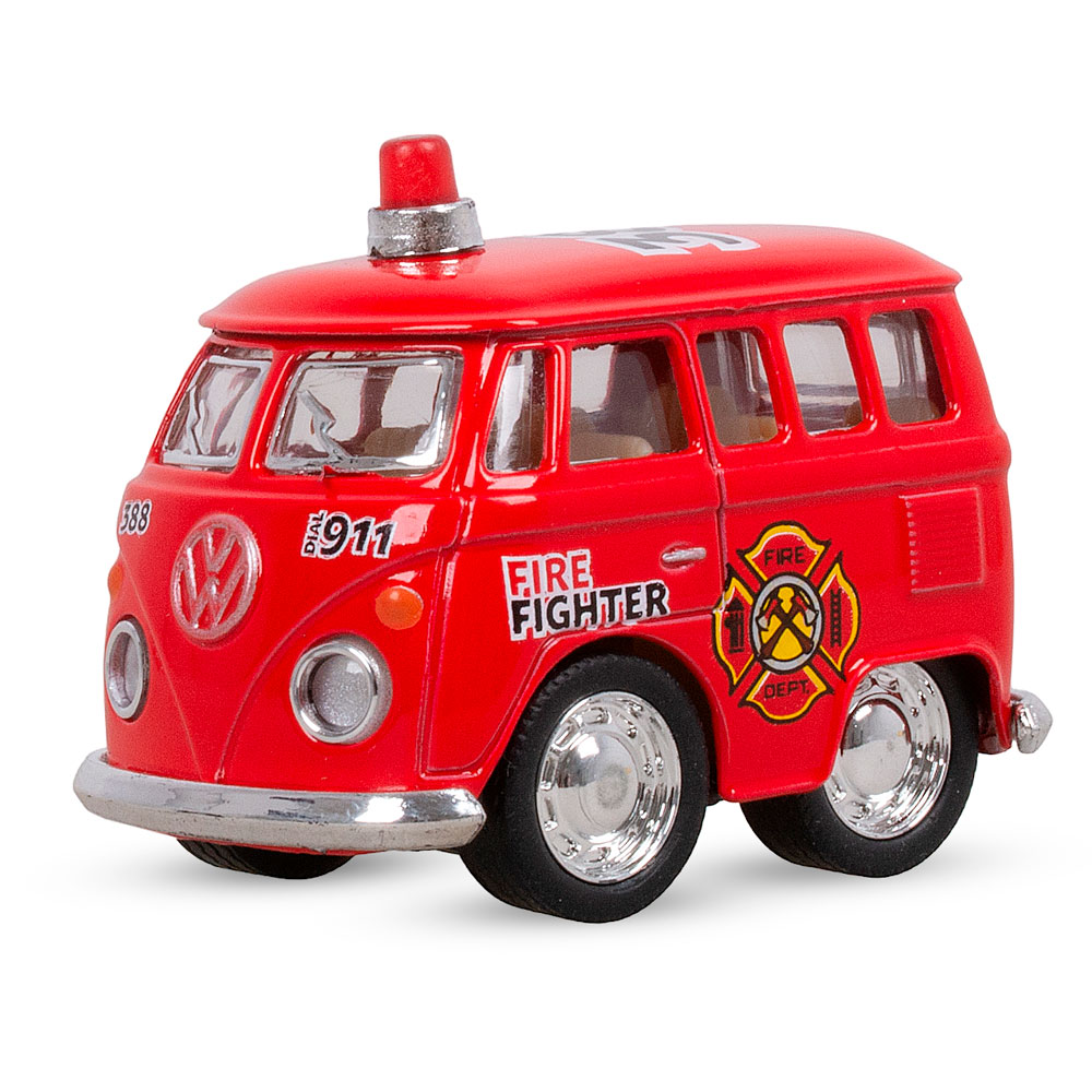 Машина метал. Little Van (Police/ Firefighter) инерц