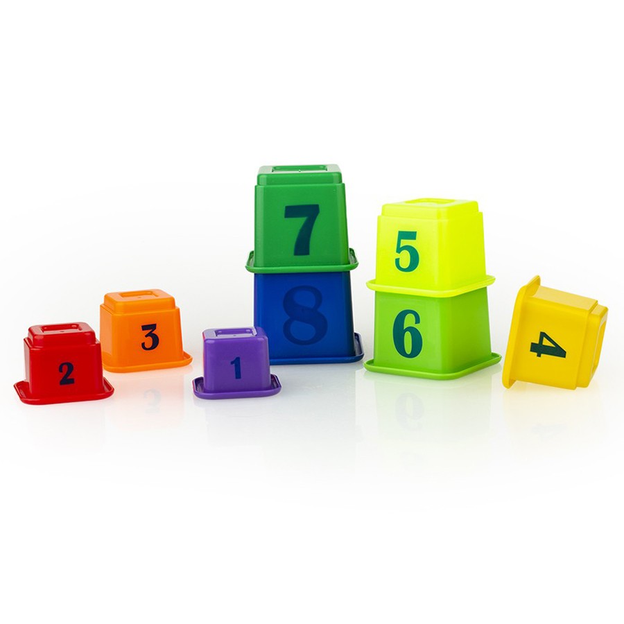 Пирамида Башня 30 см, 8 элементов (в коробочке)