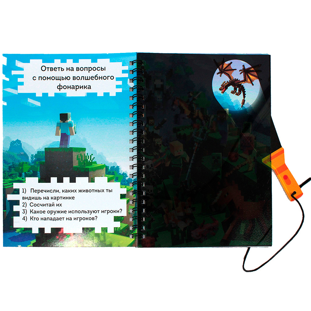 Книжка с фонариком My game