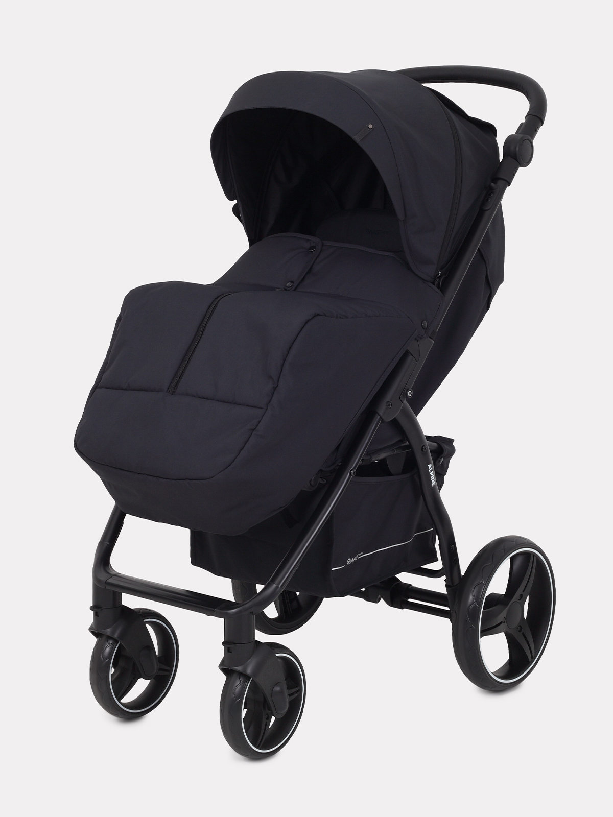 Коляска детская RANT basic ALPINE Black 2025