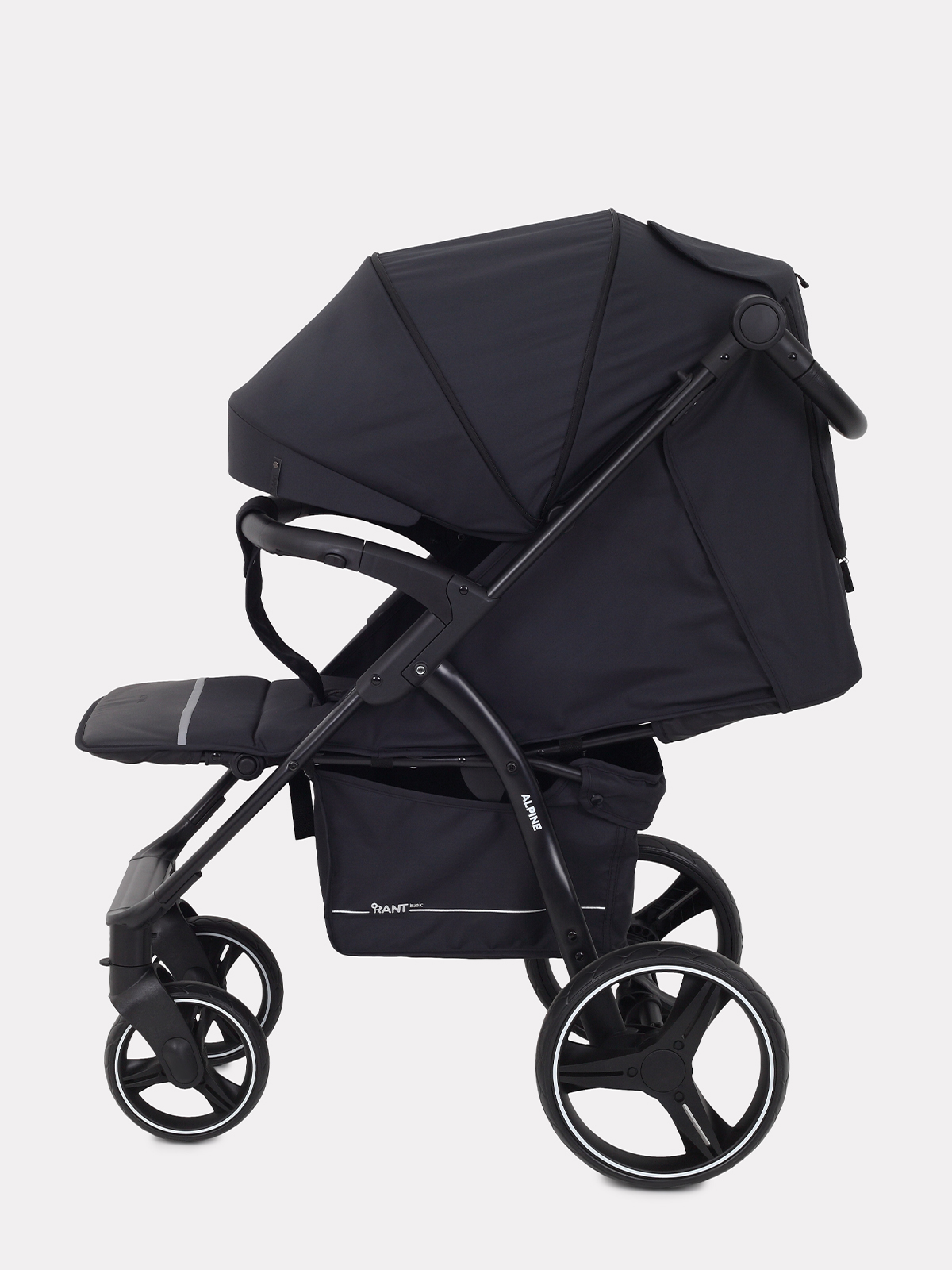 Коляска детская RANT basic ALPINE Black 2025