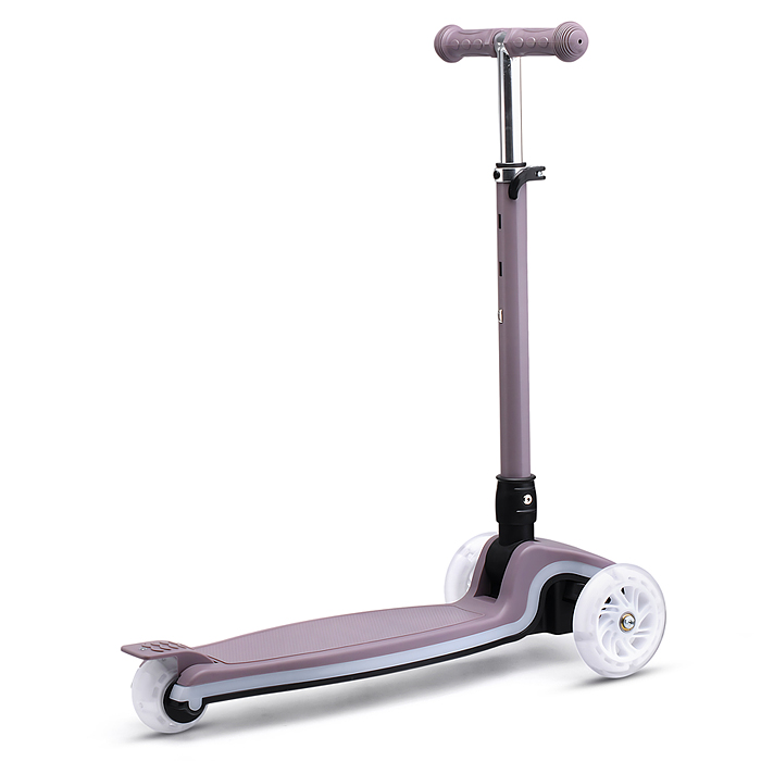 Самокат 3-х кол. Rocket колёса световые PU фиолетовый
