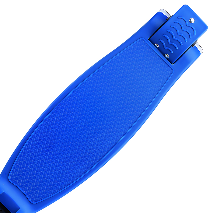 Самокат 3-х кол. Rocket колёса световые PU синий