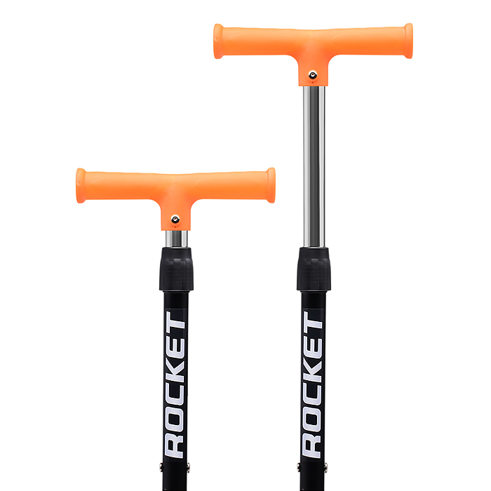 Самокат 3-х кол. Rocket колёса PU оранжевый