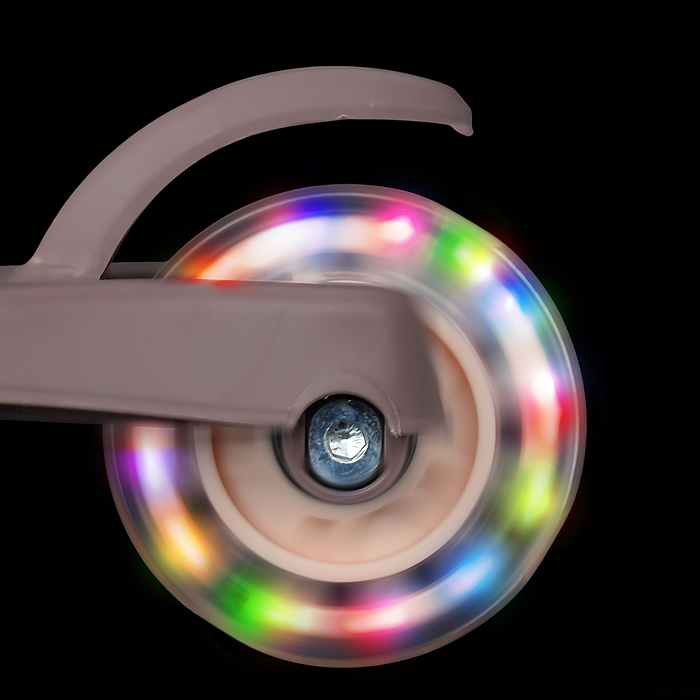 Самокат 3-х кол. Rocket колёса PU коричневый