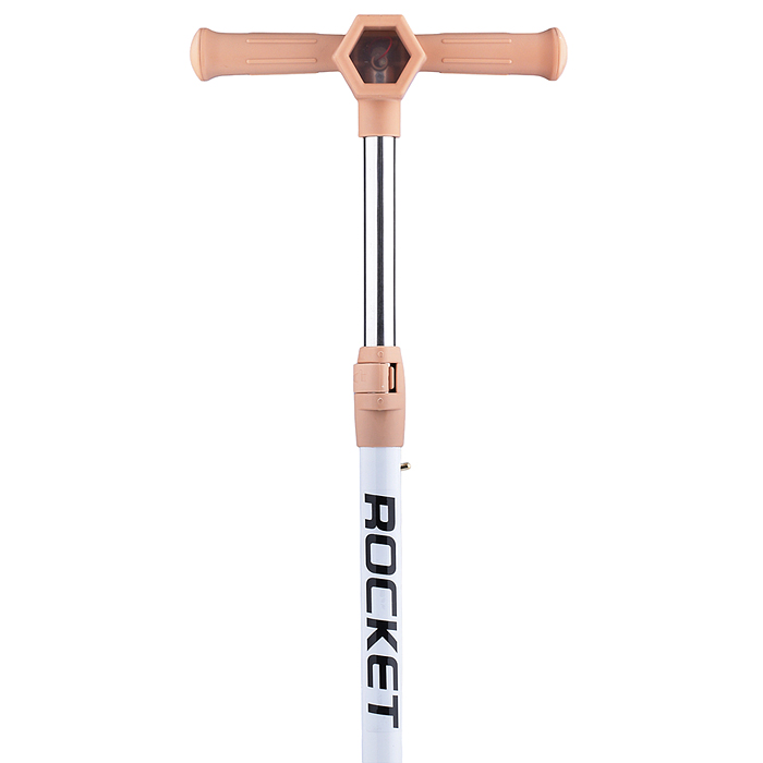 Самокат 3-х кол. Rocket белый