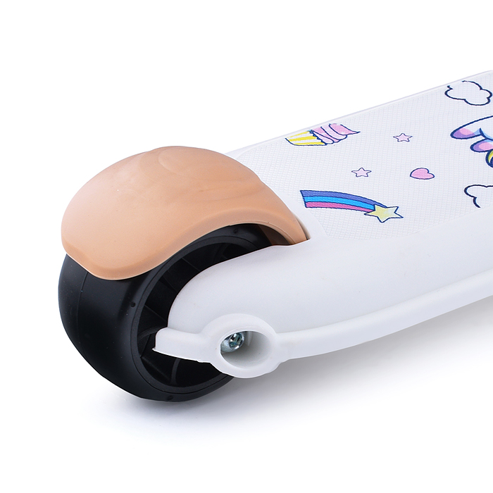 Самокат 3-х кол. Rocket белый