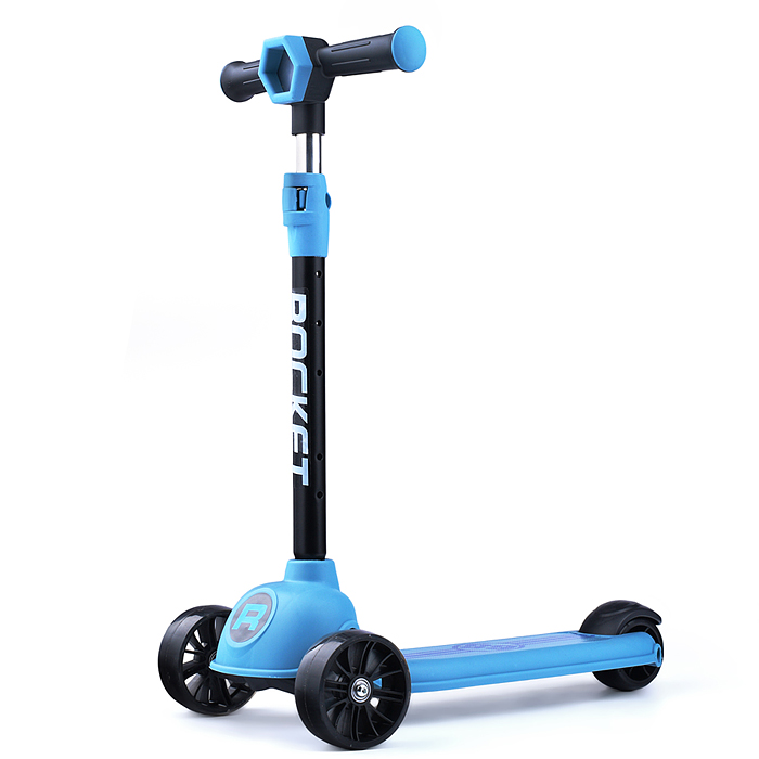 Самокат 3-х кол. Rocket синий