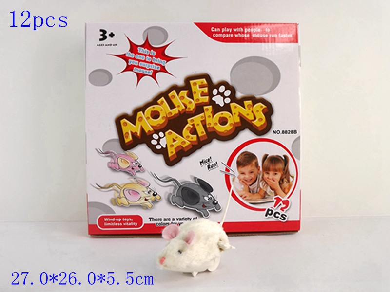 Мышка заводная /уп. по 12шт