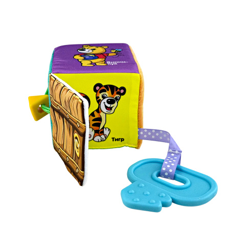 Мягкий развивающий кубик Винни