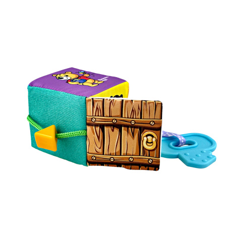 Мягкий развивающий кубик Винни