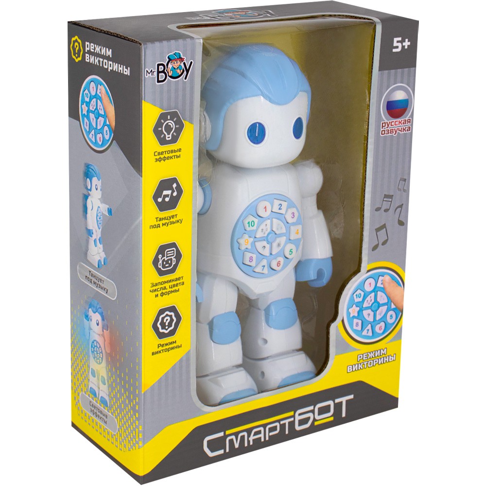 Робот на бат. MKJ1053A Mr Boy Смартбот в кор.