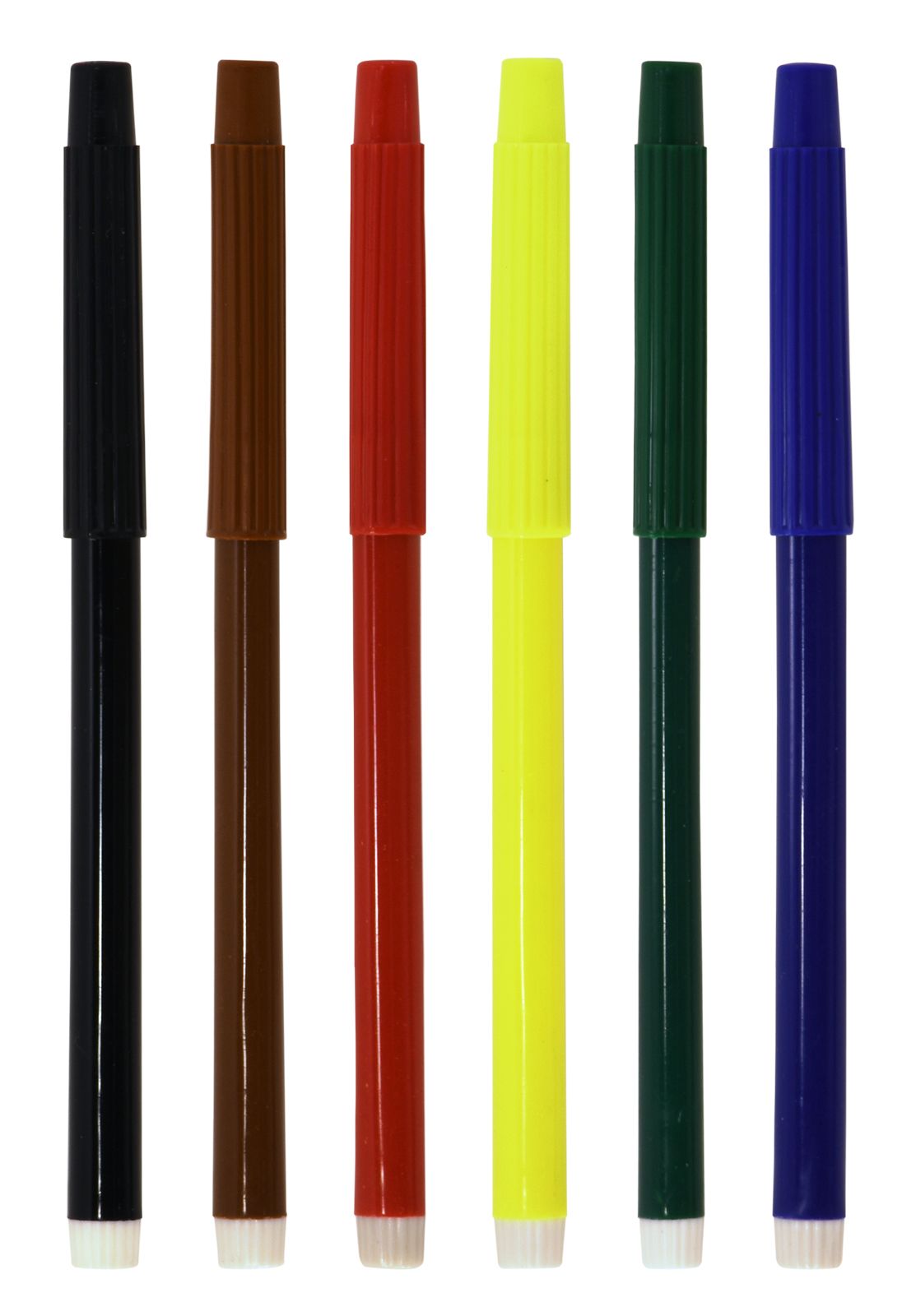 Фломастеры 6 цв. Creativiki Просто классические кругл. корп. стандартные ПВХ чехол