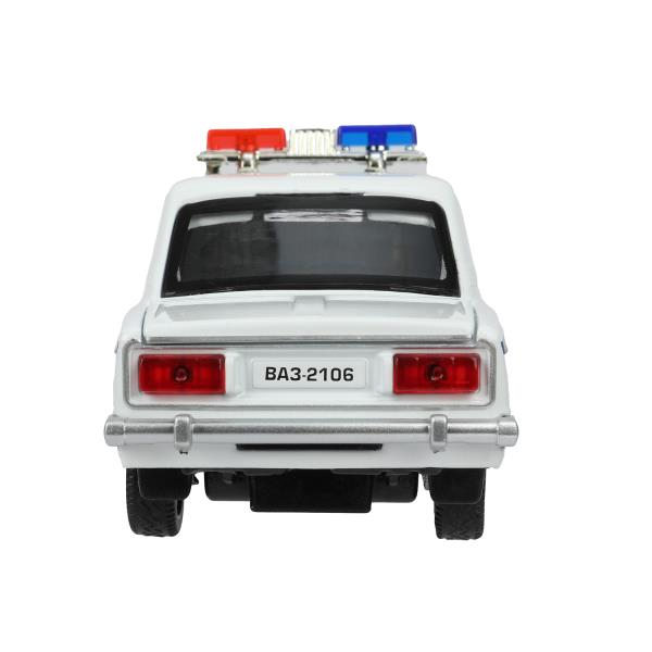 Гараж Технопарк 20,5 см Полиция ваз 2106 синий 390955