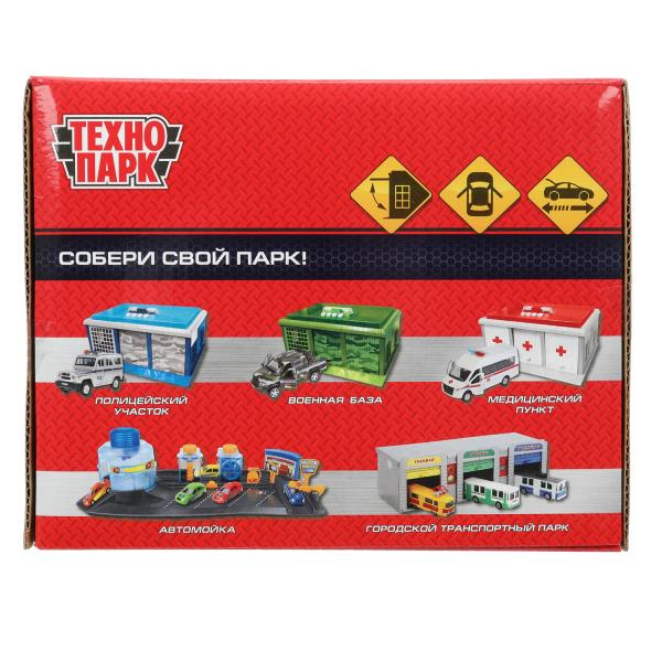 Гараж Технопарк 20,5 см Полиция ваз 2106 синий 390955