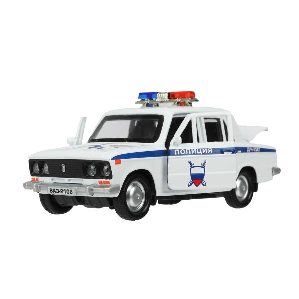 Гараж Технопарк 20,5 см Полиция ваз 2106 синий 390955