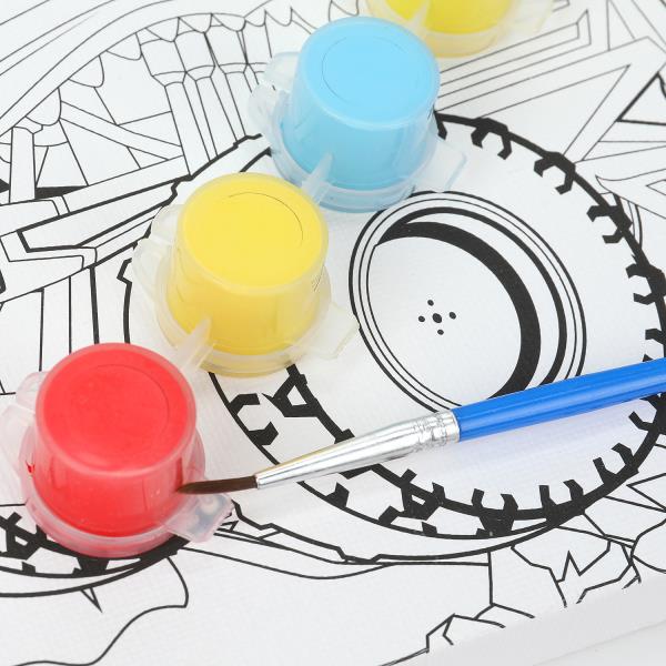 Холст для росписи 15*20 см Джип-акула Multiart 392579