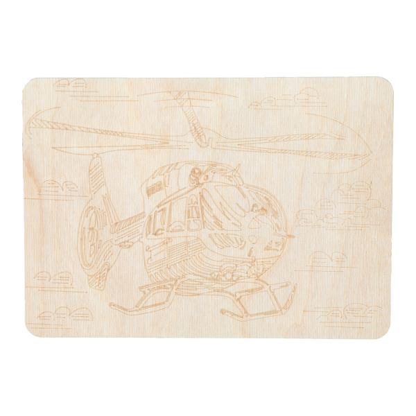 Доска для выжигания вертoлет MultiArt 397934