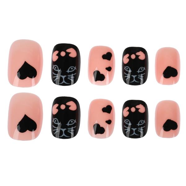 Накладные ногти black pink Cool Star 381942