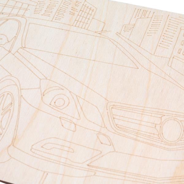 Доска для выжигания мерседес MultiArt 397925