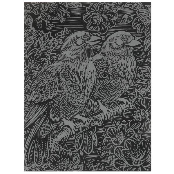 Скретчинг МИКС гравюра 18*24 см птички MultiArt 382042
