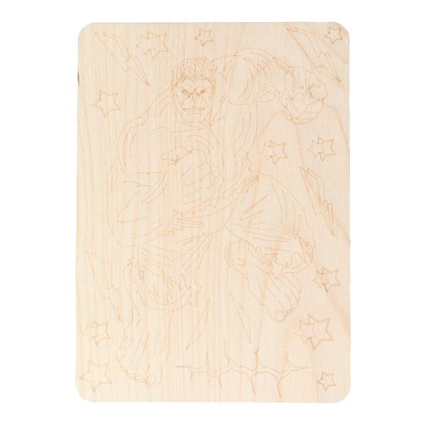 Доска для выжигания халк MultiArt 397936