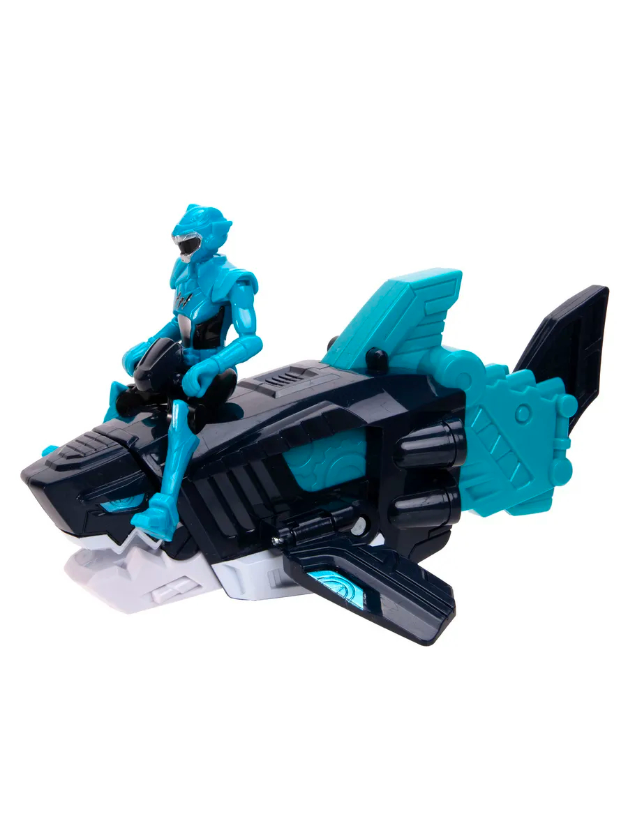 Динозавр-трансформер Мегалодон с фигуркой Вольта Минифорс сила динозавров