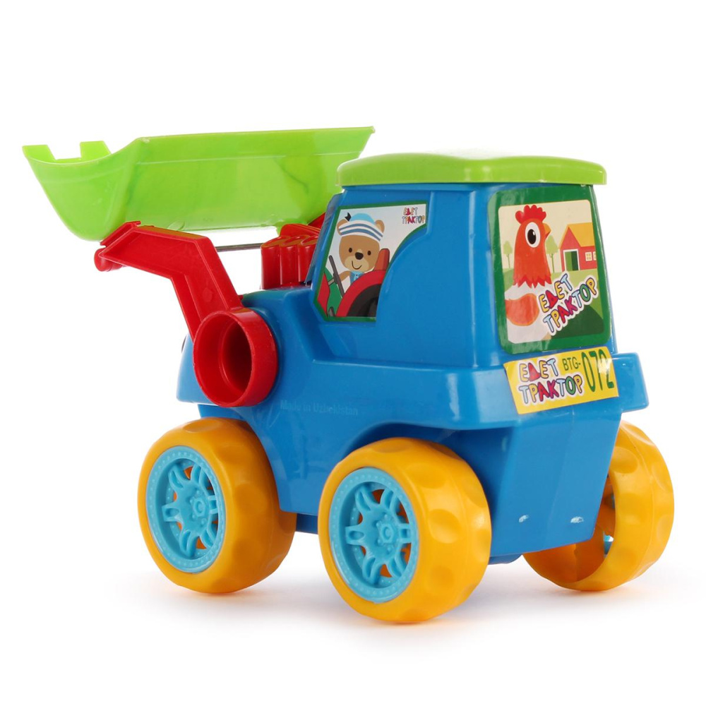 Трактор с болтами 17x9x11см