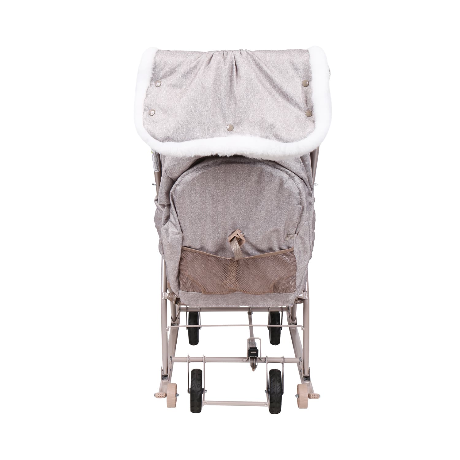 Санки-коляска Наши Детки 6 (бежевый)