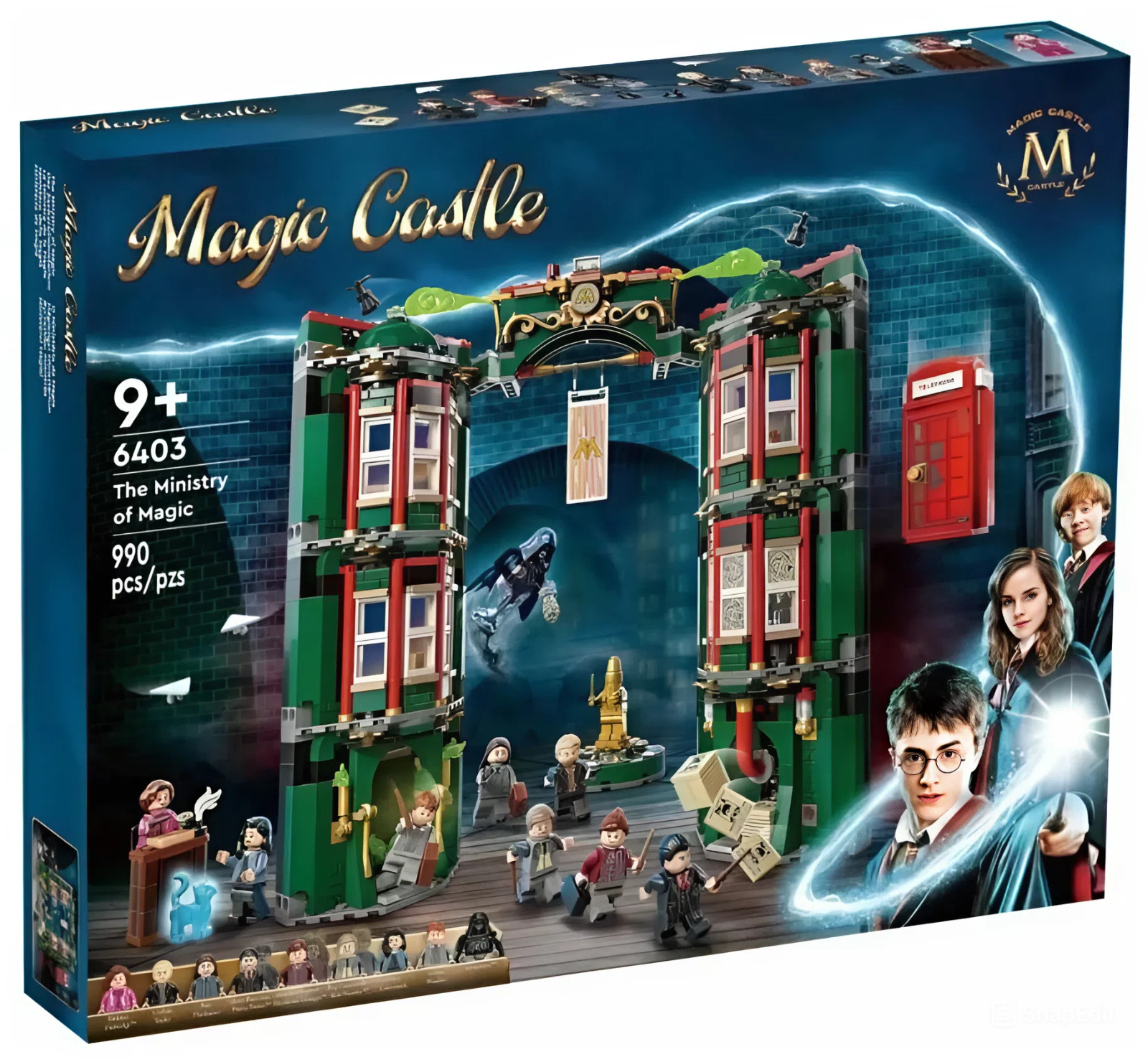 Конструктор Magic Caste Гарри Поттер Министерство Магии 990 деталей