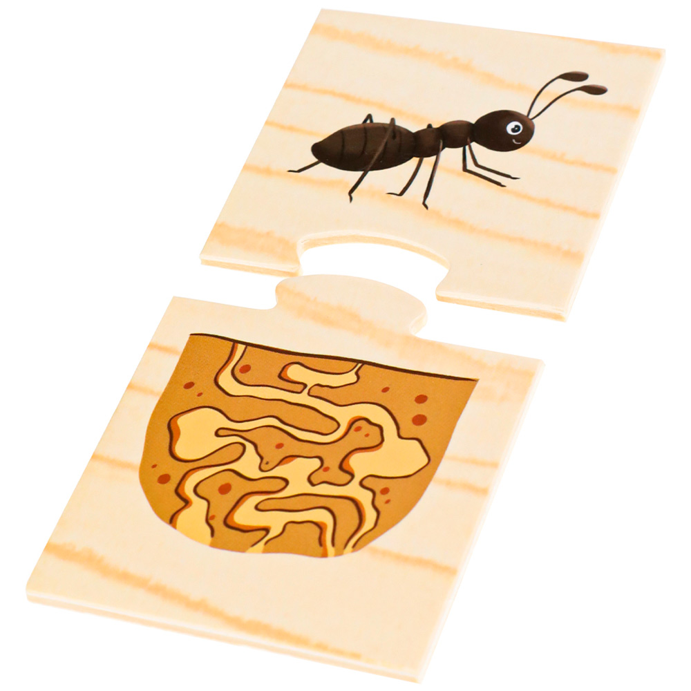 Деревянная пазл-рамка 30х22см (цвет микс)