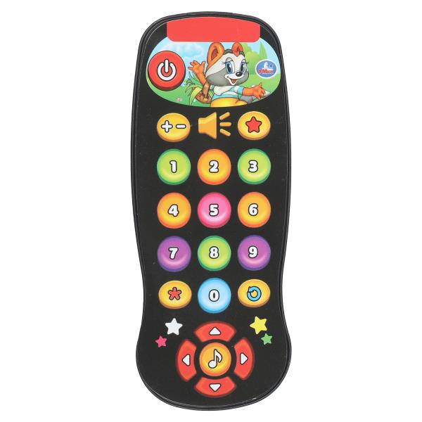 Пульт чёрный 12+ песен мелодий звуков Умка 406171
