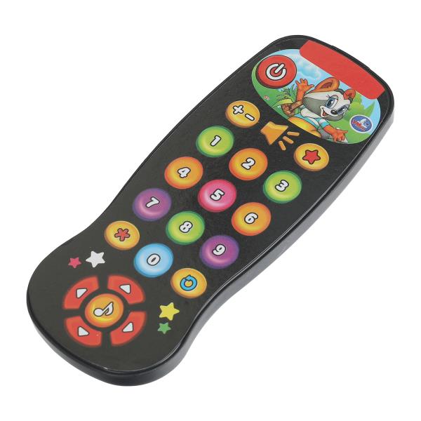 Пульт чёрный 12+ песен мелодий звуков Умка 406171