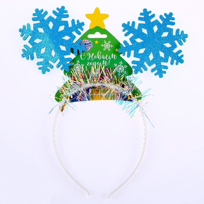 Карнавальный ободок Снежинки