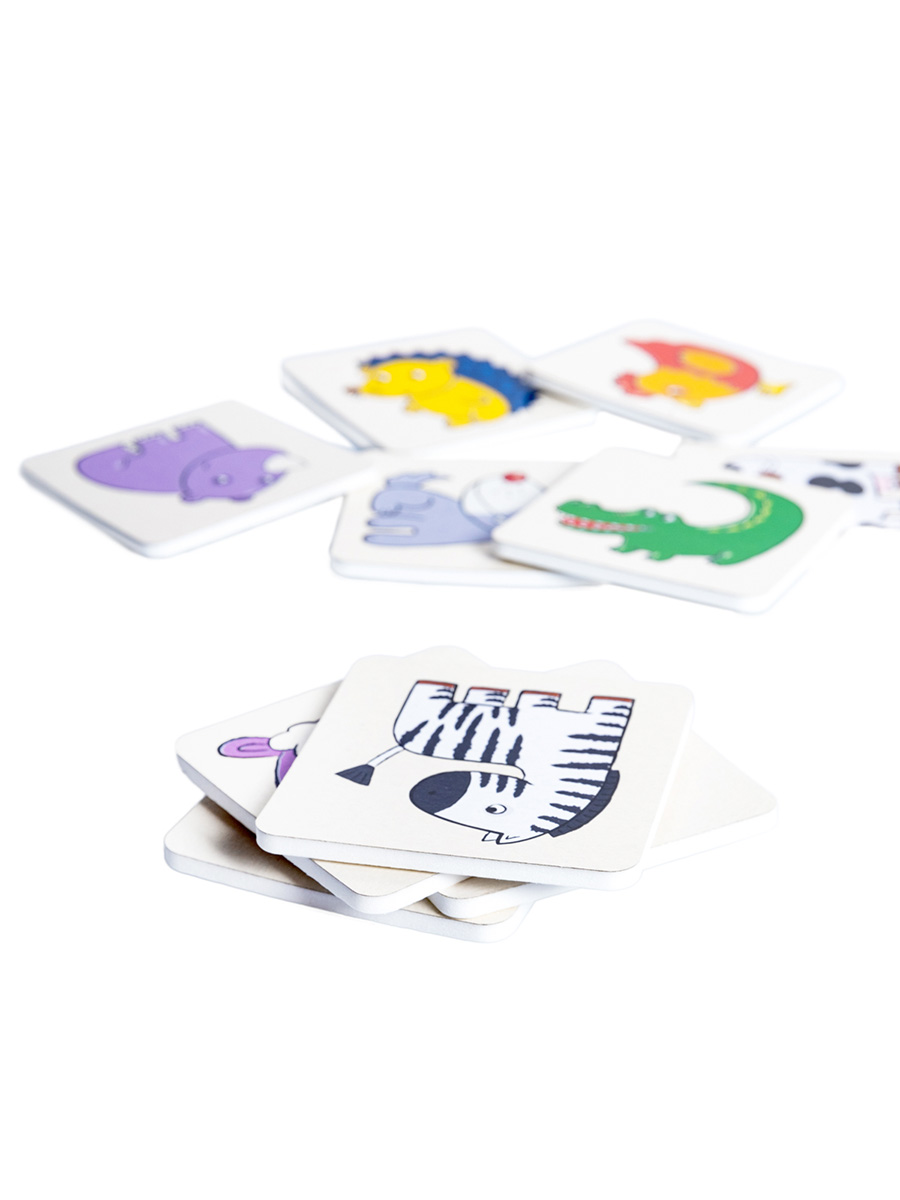 Лото для малышей Зверята (4 карточки, 24 фишки) Baby Toys