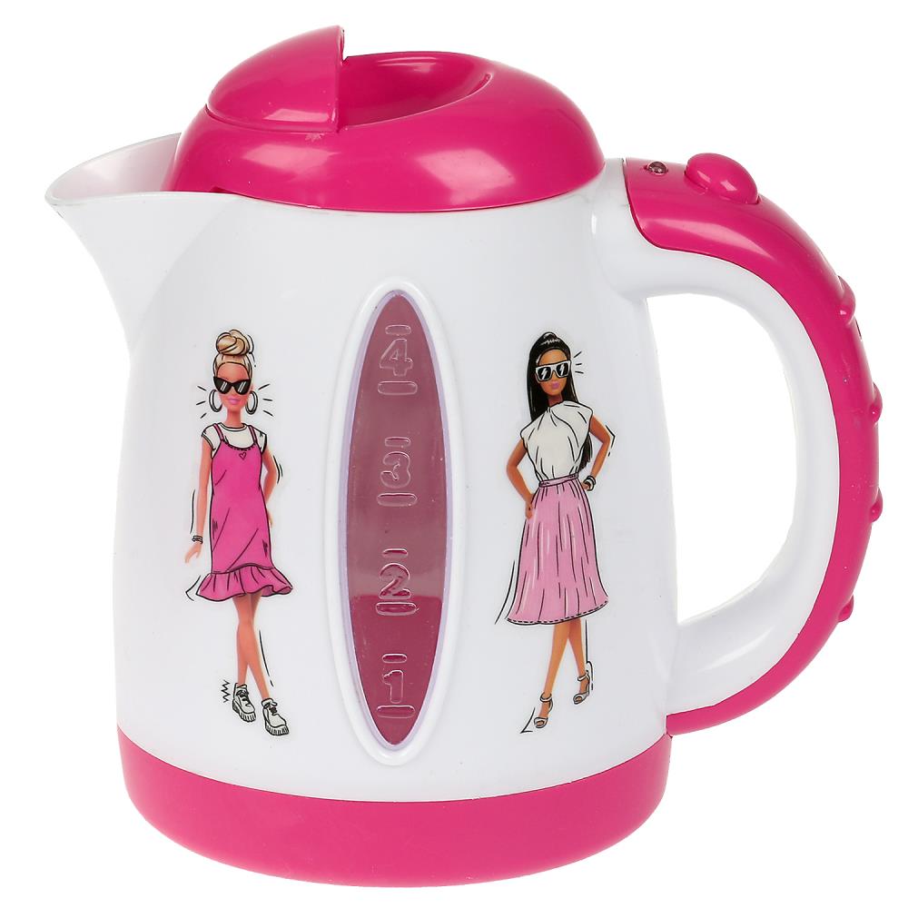 Чайник Играем вместе Барби свет-звук, кор.20*11*21см 357848