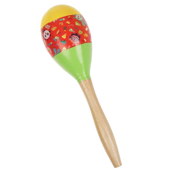 Игрушка деревянная Буратино Малышарики маракас 360260
