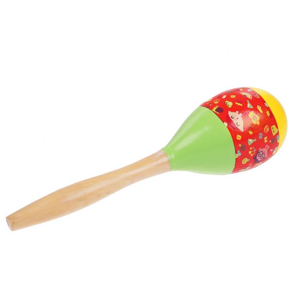 Игрушка деревянная Буратино Малышарики маракас 360260