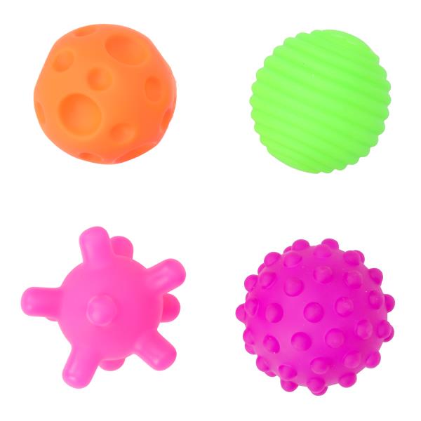 Развивающие мячики для купания 4 шт Умка 389011