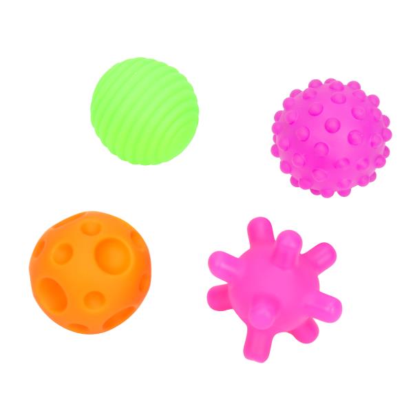 Развивающие мячики для купания 4 шт Умка 389011