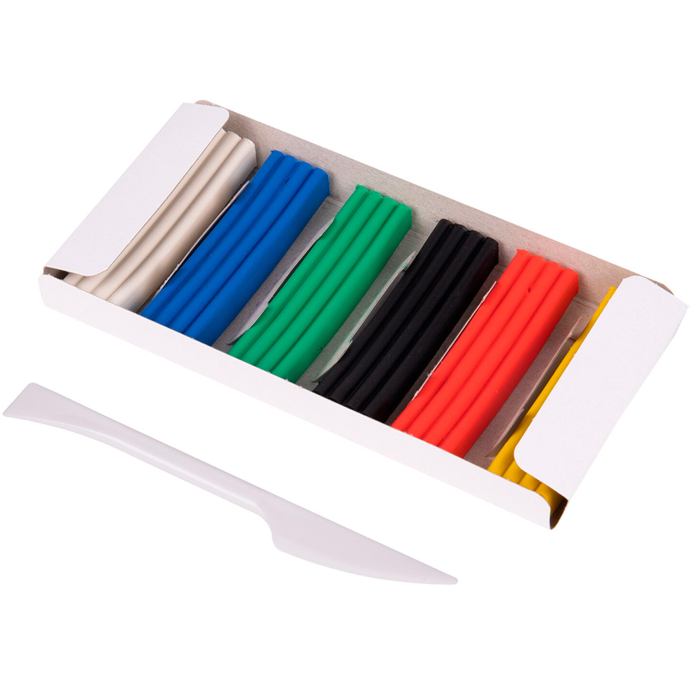 Пластилин 6цв Академия хит 120гр. со стеком Brauberg