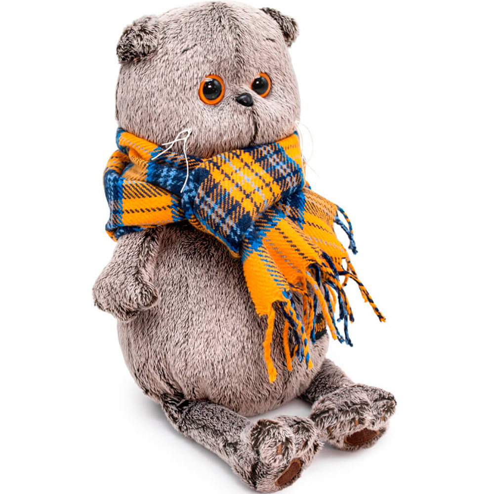 Басик и шарф в клеточку