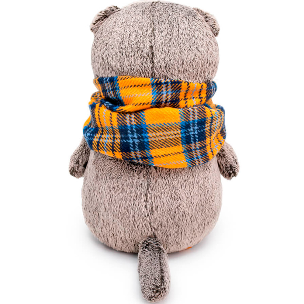 Басик и шарф в клеточку