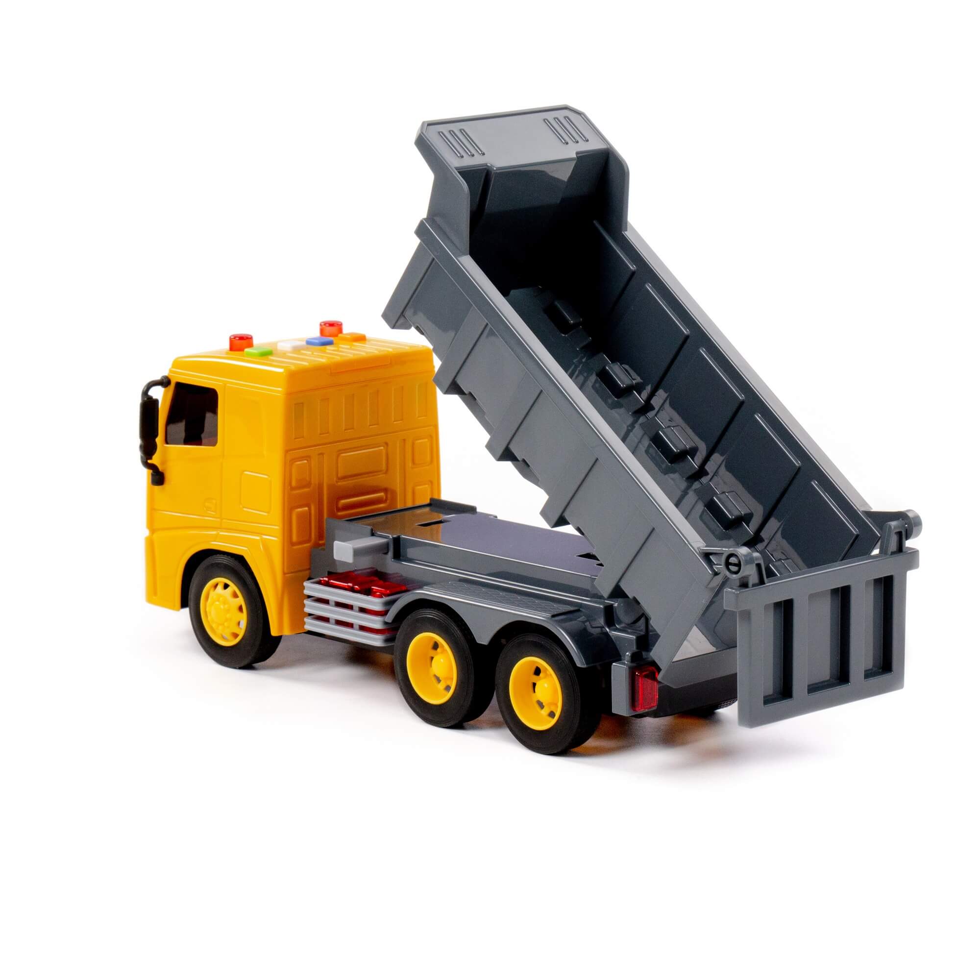 Автомобиль самосвал МАЗ инерционный (со светом и звуком) (в коробке)