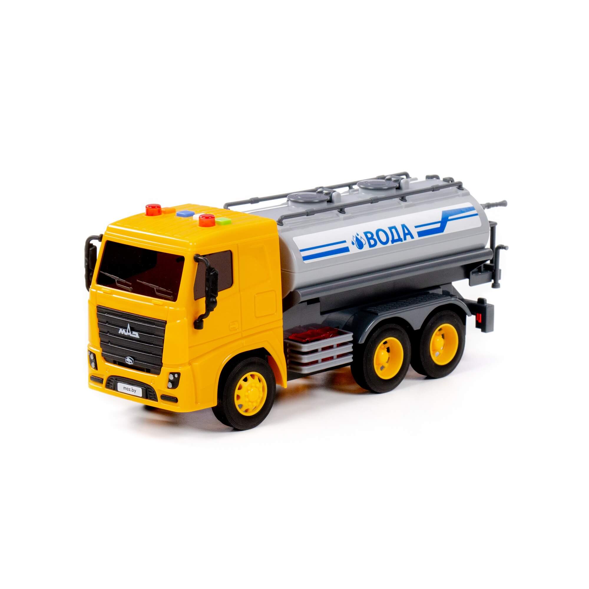 Автомобиль поливочный МАЗ инерционный (со светом и звуком) (в коробке)