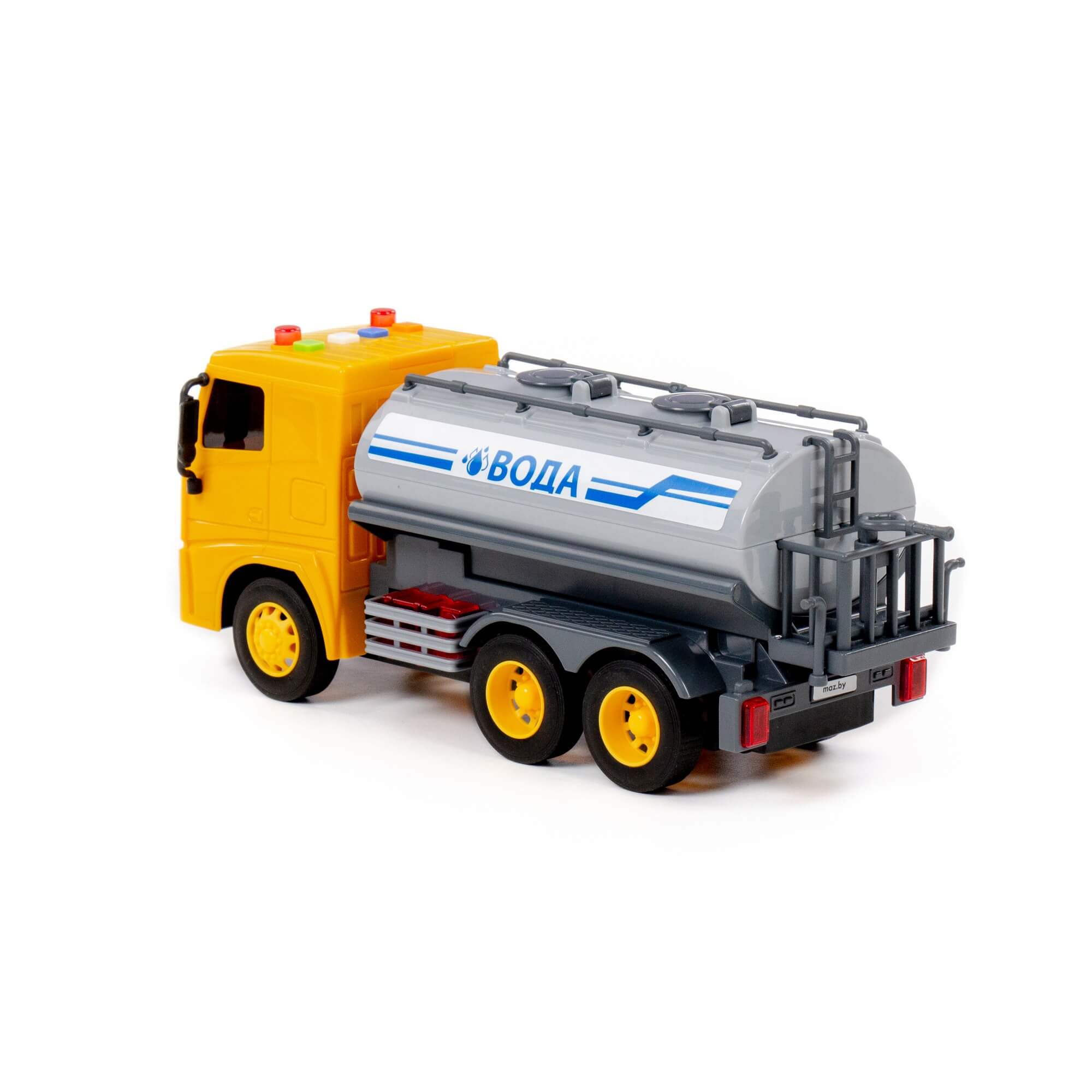 Автомобиль поливочный МАЗ инерционный (со светом и звуком) (в коробке)