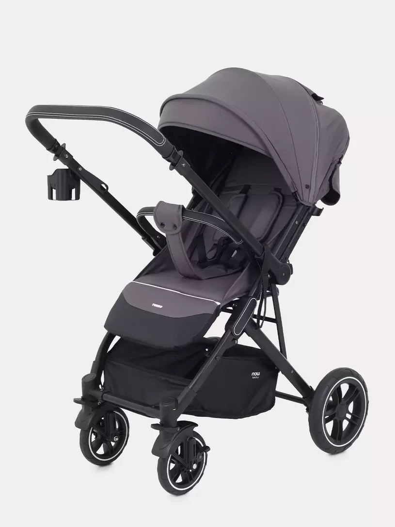 Коляска детская MOWBaby Turbo 2.0 Carbon