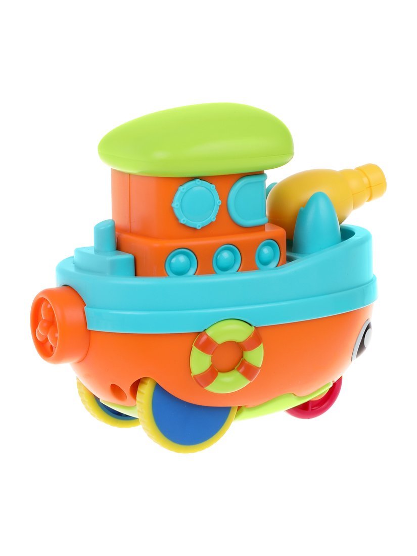 Заводная игрушка-каталка Кораблик