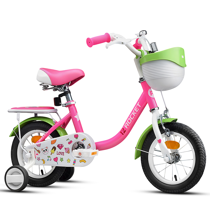 Велосипед 12" Rocket Bella, цвет розовый